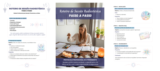 Roteiro Geral de Sessão Radiestésica